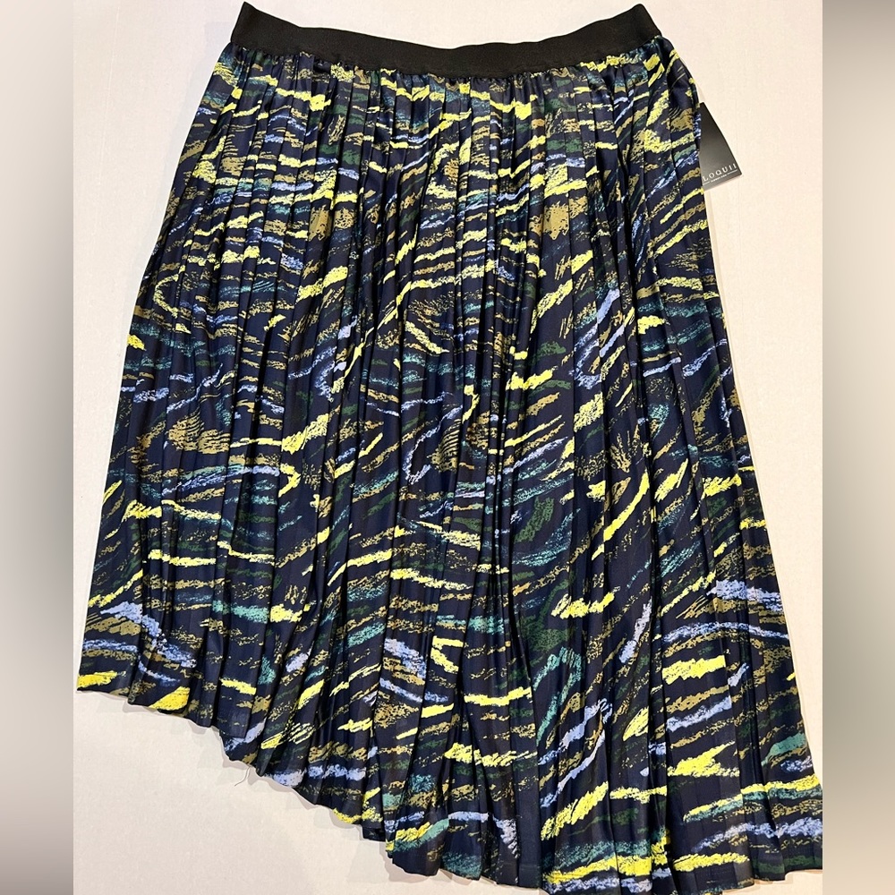 Eloquii Asymmetrical Pleated Skirt Size 18-20